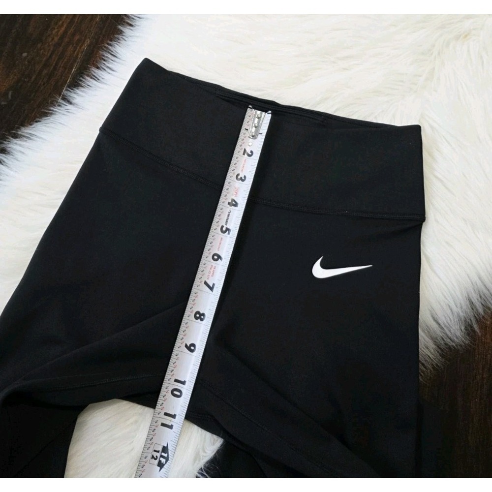 Nike Dri-Fit Mid Rise Leggings Women's Size Small Black - Picture 7 of 8